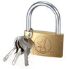 Brass Padlock Long Shackle Travel Luggage